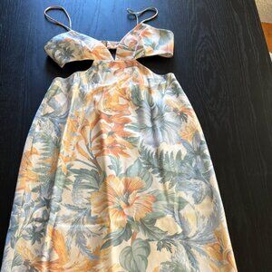 Tropical Midi Dress